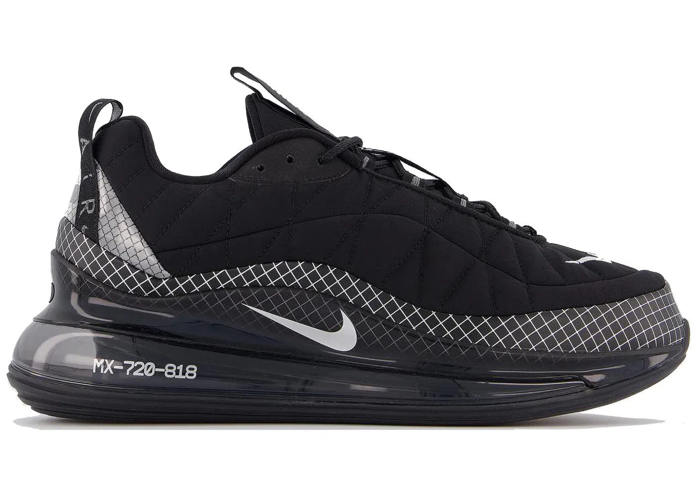 Детские кроссовки Lifestyle Nike Air MX 720-818, Black/Metallic Silver/Black