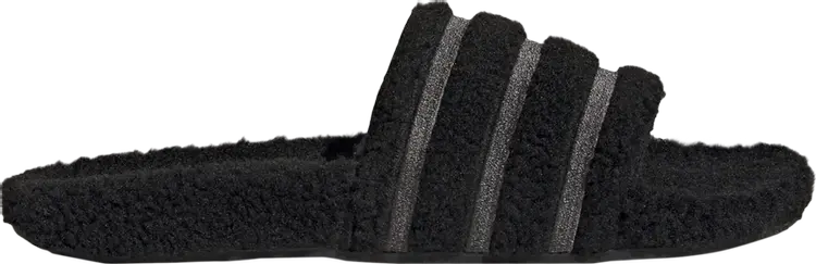 

Сандалии Adidas Adilette Cozy Slide 'Black Grey', черный