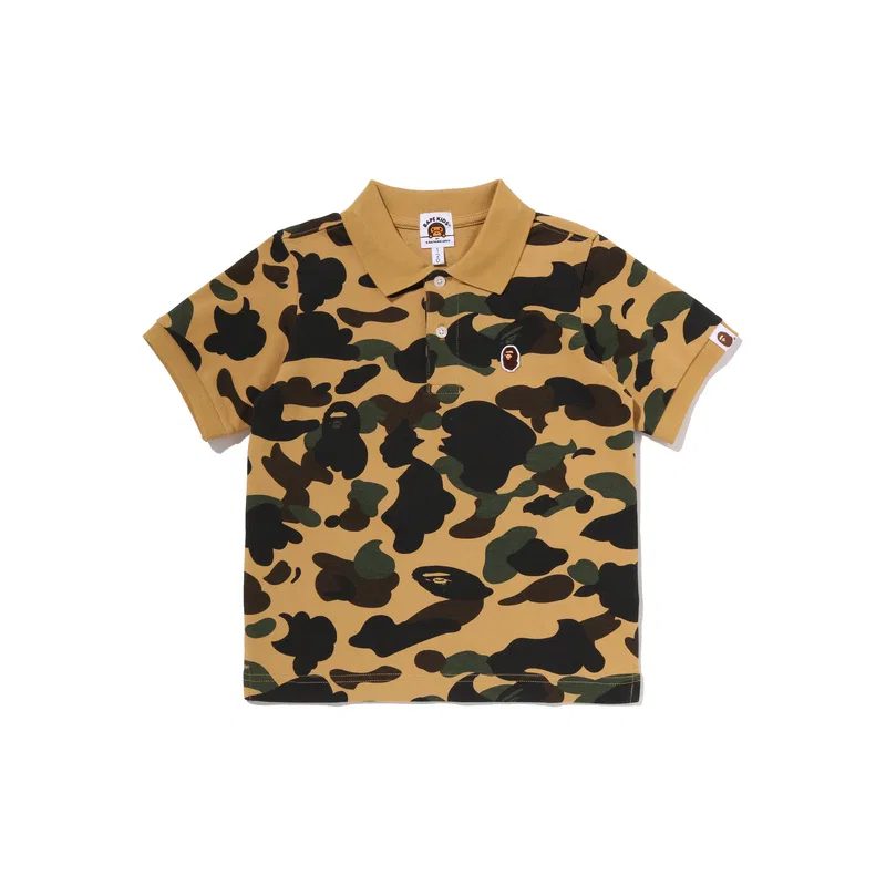 Поло для малышей с воротником, A BATHING APE, Green — фото 4