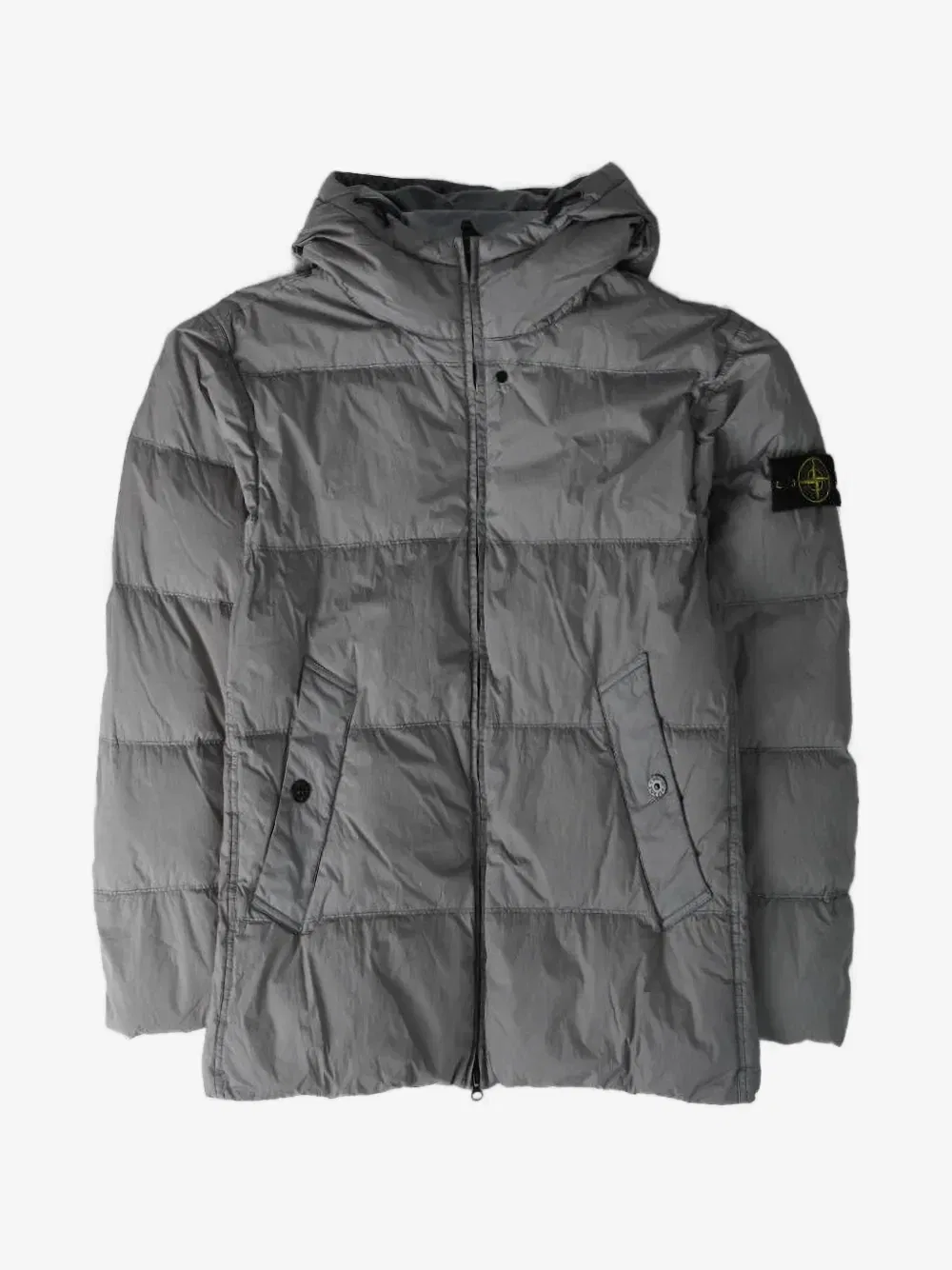Куртка с капюшоном Crinkle Reps NY Stone Island, серый
