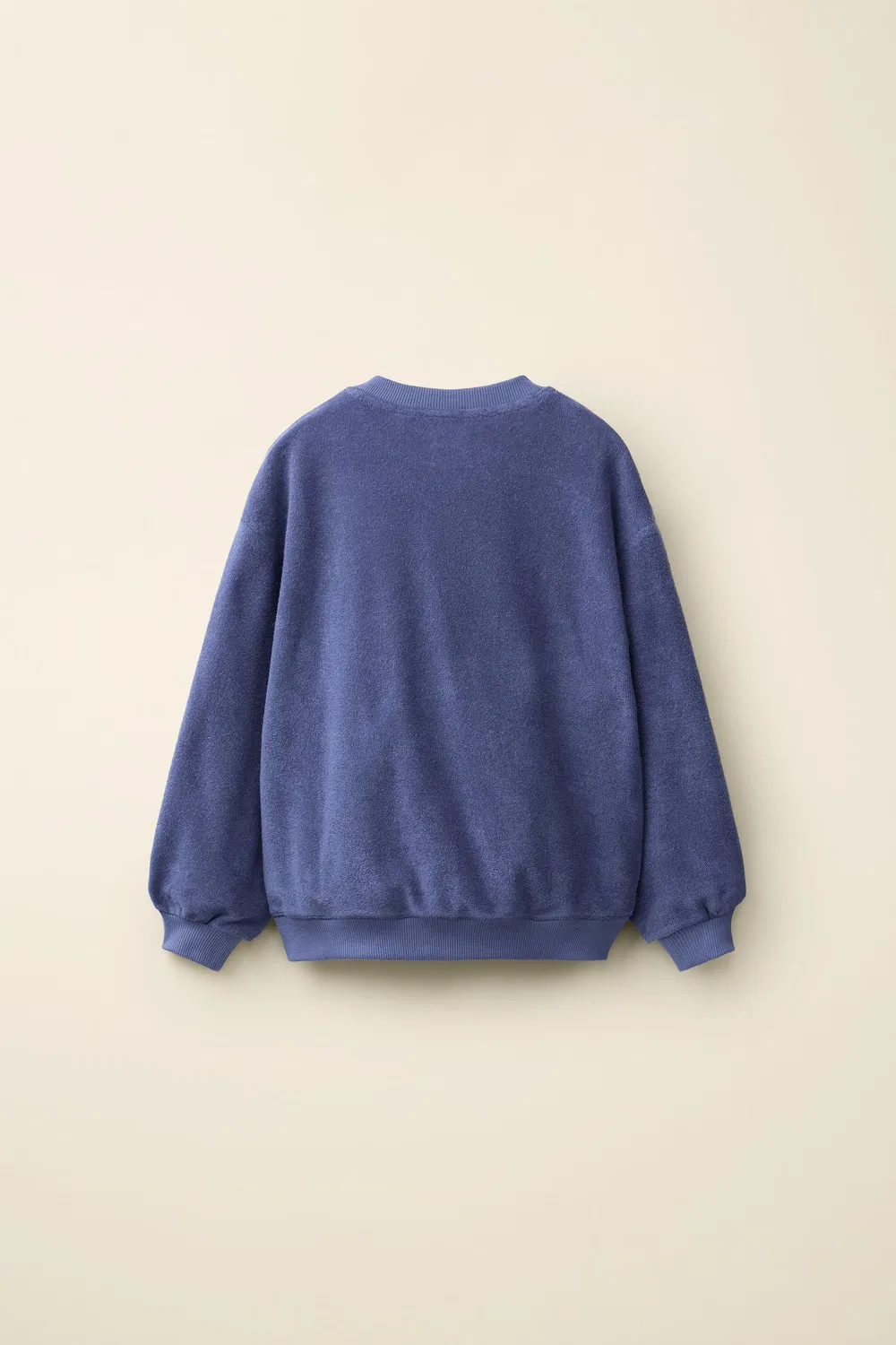 Тканевая толстовка из махровой ткани, созданная в сотрудничестве Caramel London и Zara, Blue — фото 2