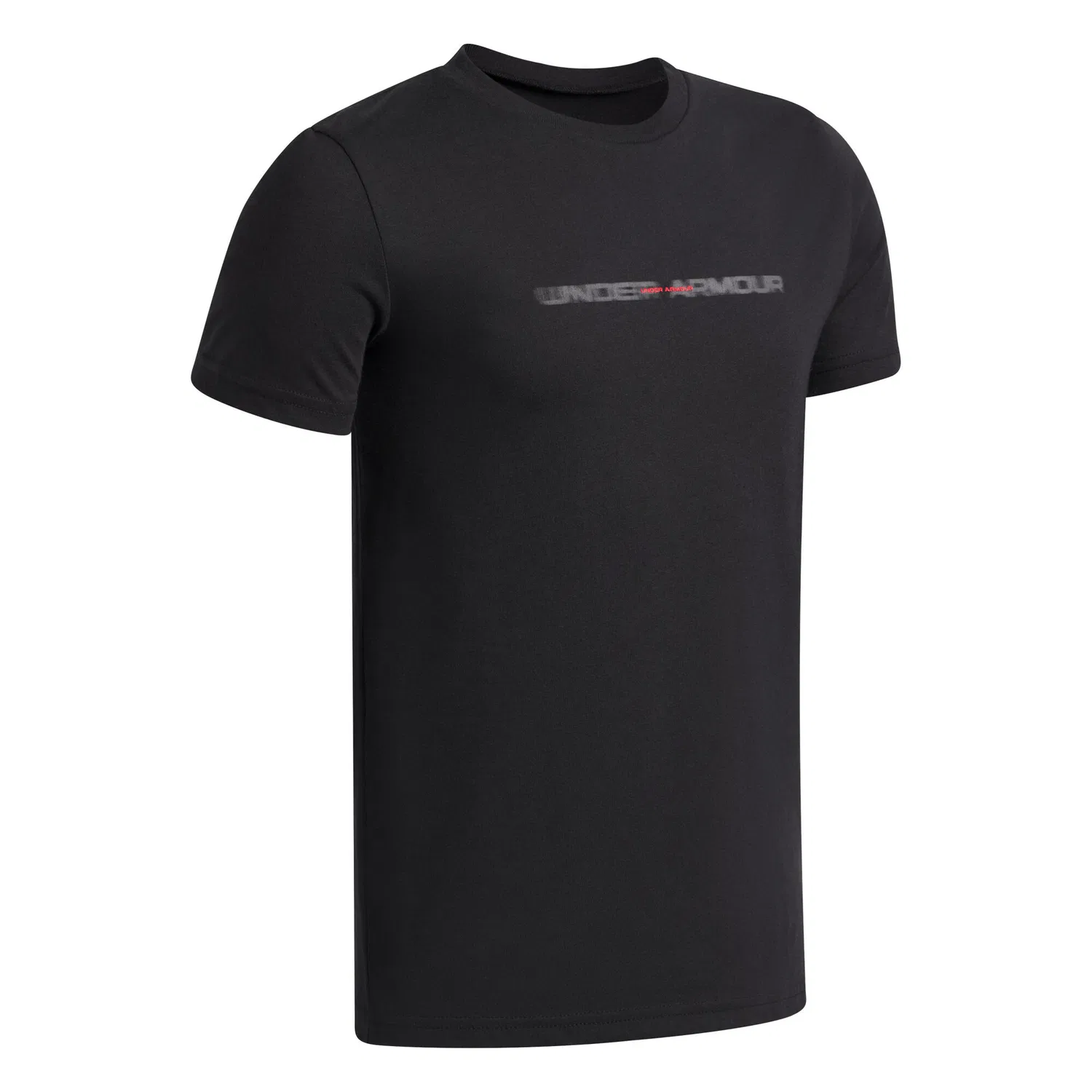 Детская футболка с принтом Under Armour, Цвет: Schwarz Rot Schwarz — фото 2