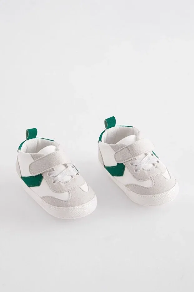 Детские кроссовки для мальчиков с принтом Next Baby, White