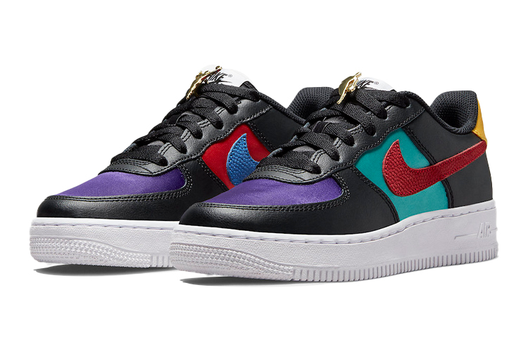 Кроссовки Nike Air Force 1 LV8 EMB NBA/WNBA, черный/фиолетовый — фото 3