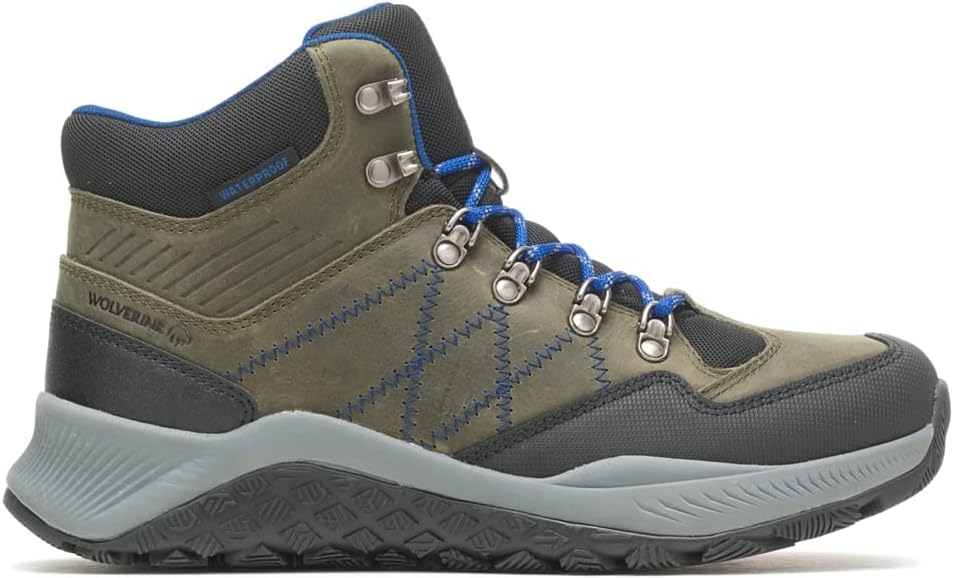 

Мужские водонепроницаемые походные ботинки WOLVERINE Luton Mid, серый/угольный