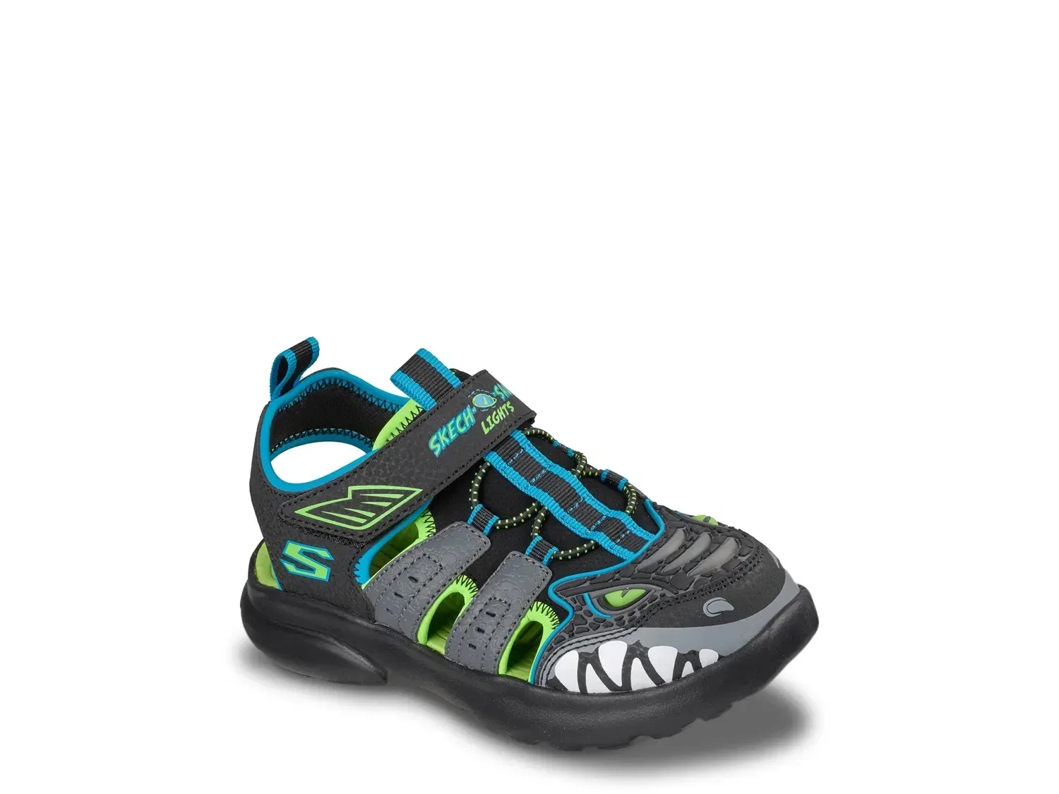 Сандалии Razor Splash Raptor Quest, Skechers, черный/мультиколор