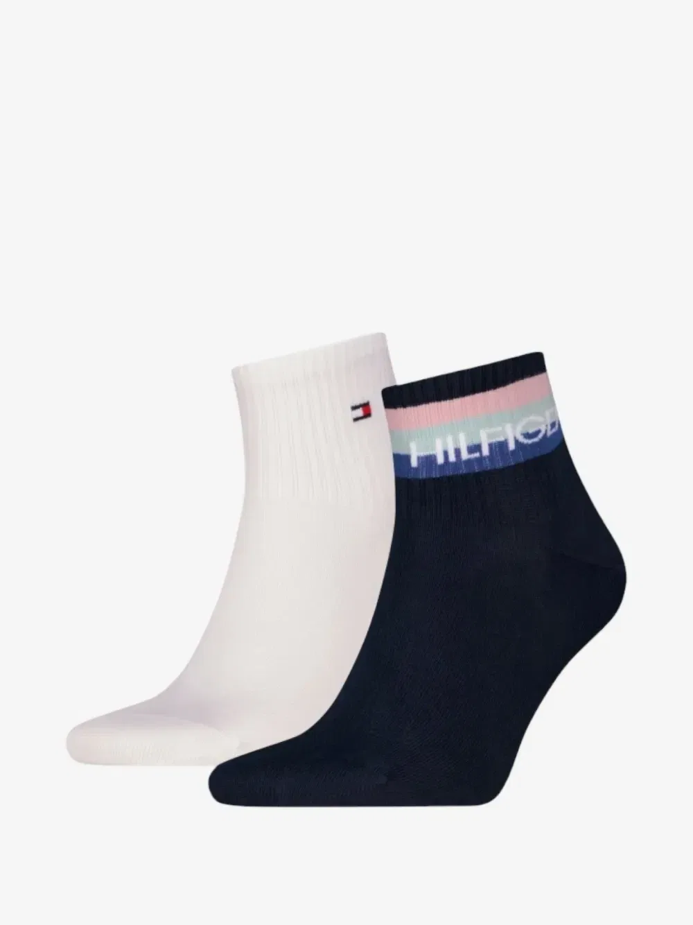 Носки в полоску с логотипом Tommy Hilfiger, белый
