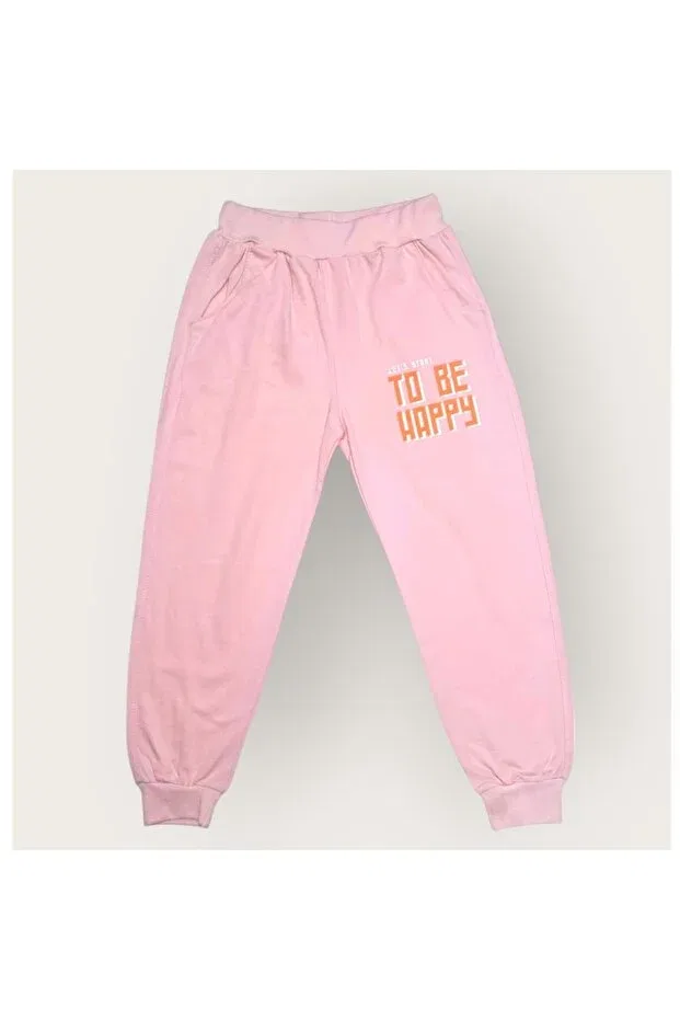 Детский спортивный костюм для девочек с принтом Mnk Baby&Kids, Pink — фото 3