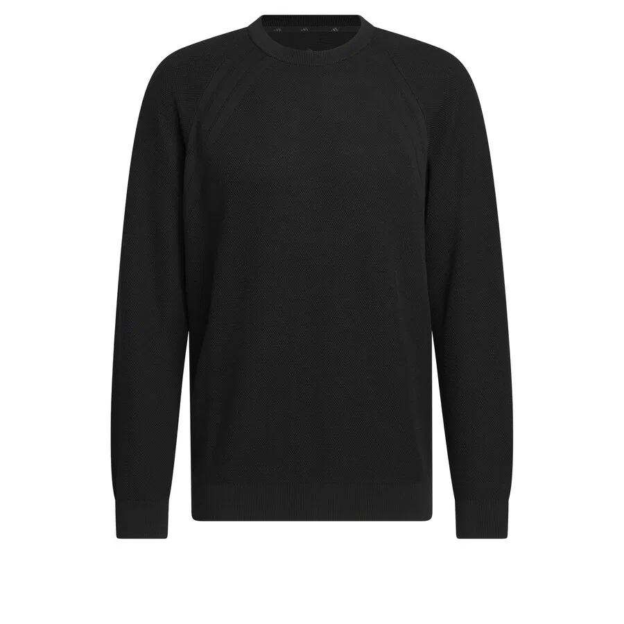 Толстовка ADIDAS PERFORMANCE 'ULTIMATE365 TOUR KNIT CREWNEC' черного цвета
