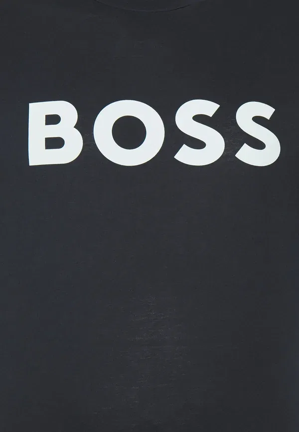 Футболка с принтом «Мышление» Boss, темно-синий — фото 3
