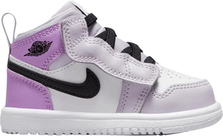 

Кроссовки Air Jordan 1 Mid ALT TD Barely Grape, фиолетовый