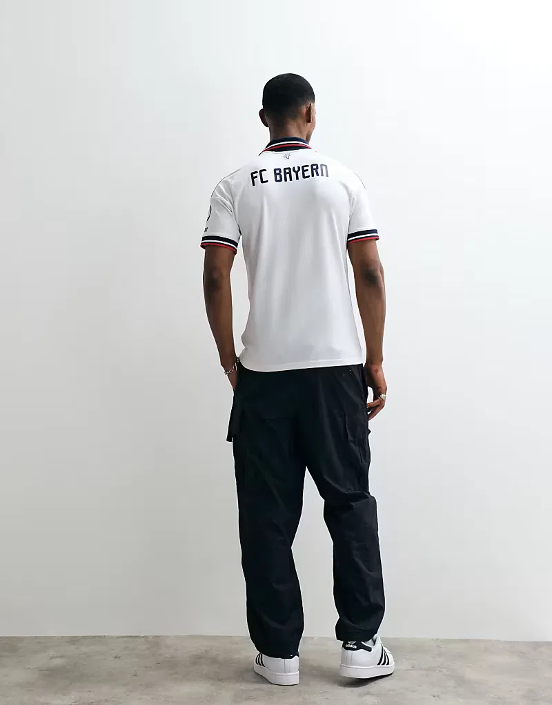 Футболка Adidas Football "Бавария Мюнхен" сезона 26/27, выездная, белая — фото 3