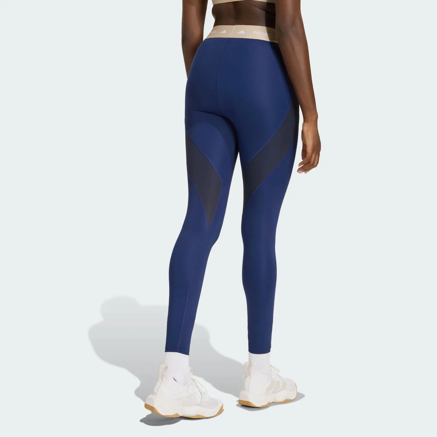 Женские компрессионные леггинсы Techfit Workout 7/8-Leggings, Adidas, Dunkelblau — фото 3
