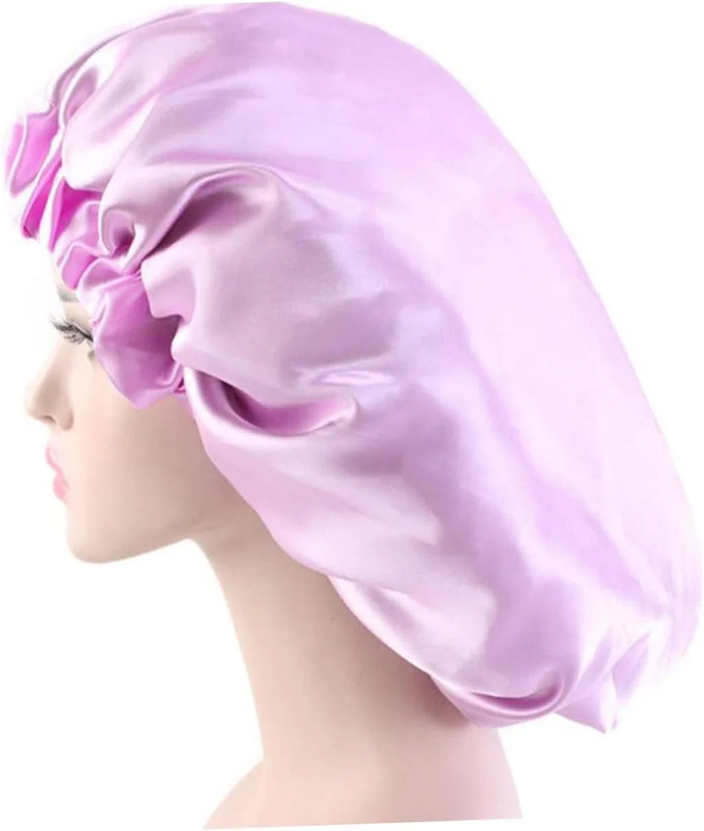 Шапочка для душа Satin, FRCOLOR, 2 Pieces, 38x38cm, Light Purple — фото 3