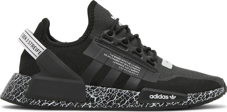 

Кроссовки Adidas NMD_R1 V2 'Crackled - Black Carbon', черный