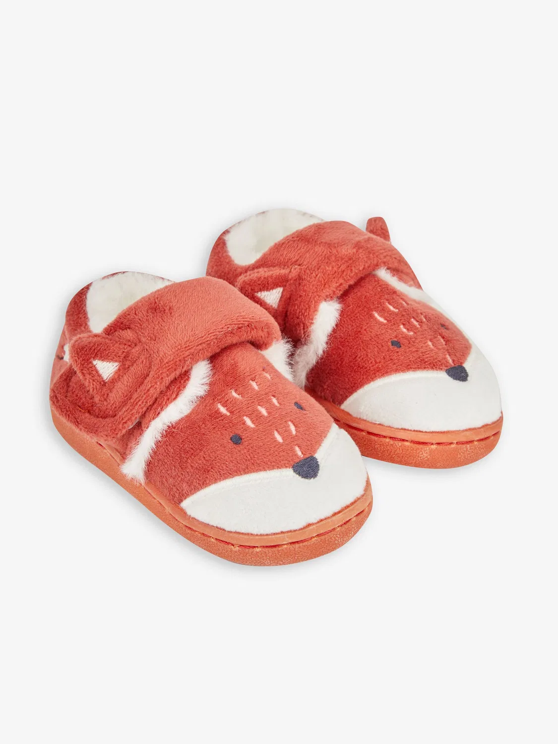 Тапочки Rust Fox Slipper Shoes Jojo Maman Bébé, рыжий