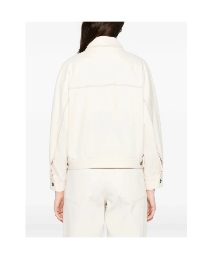 Джинсовая куртка Nettare Max Mara, бежевый — фото 3