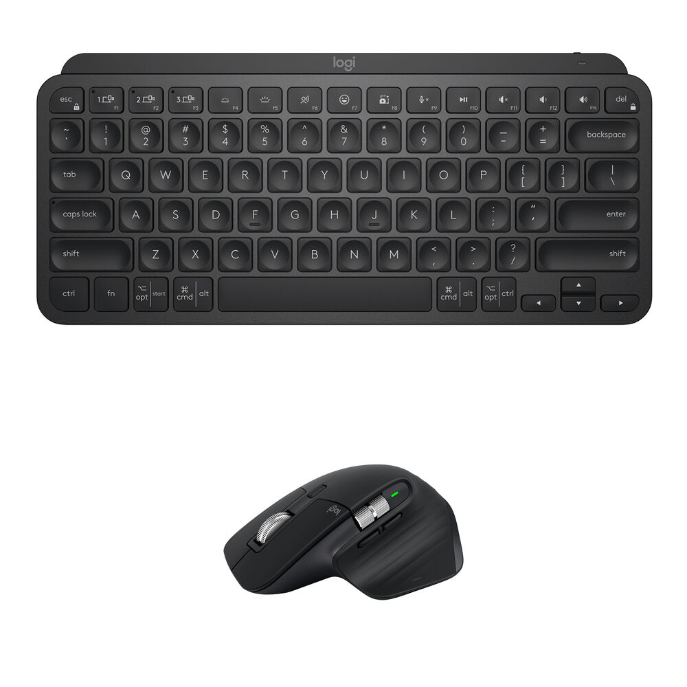 

Комплект из беспроводной клавиатуры Logitech MX Keys Mini и мыши MX Master 3S (черный)