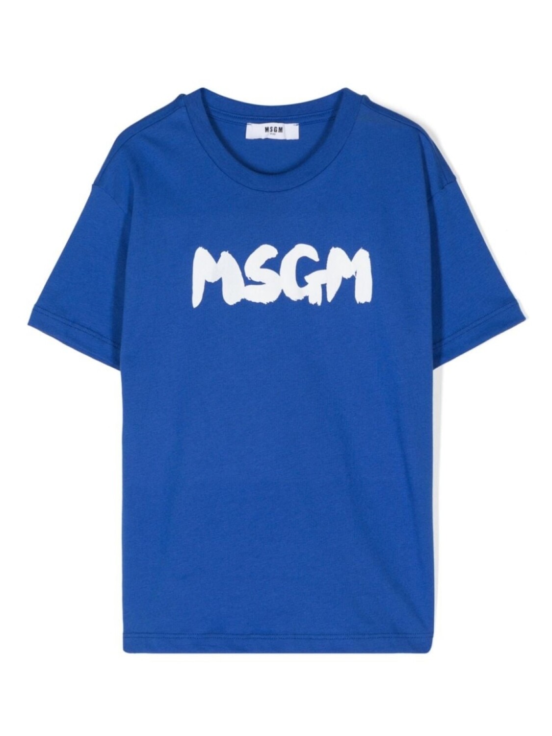 

MSGM Kids футболка с логотипом, синий