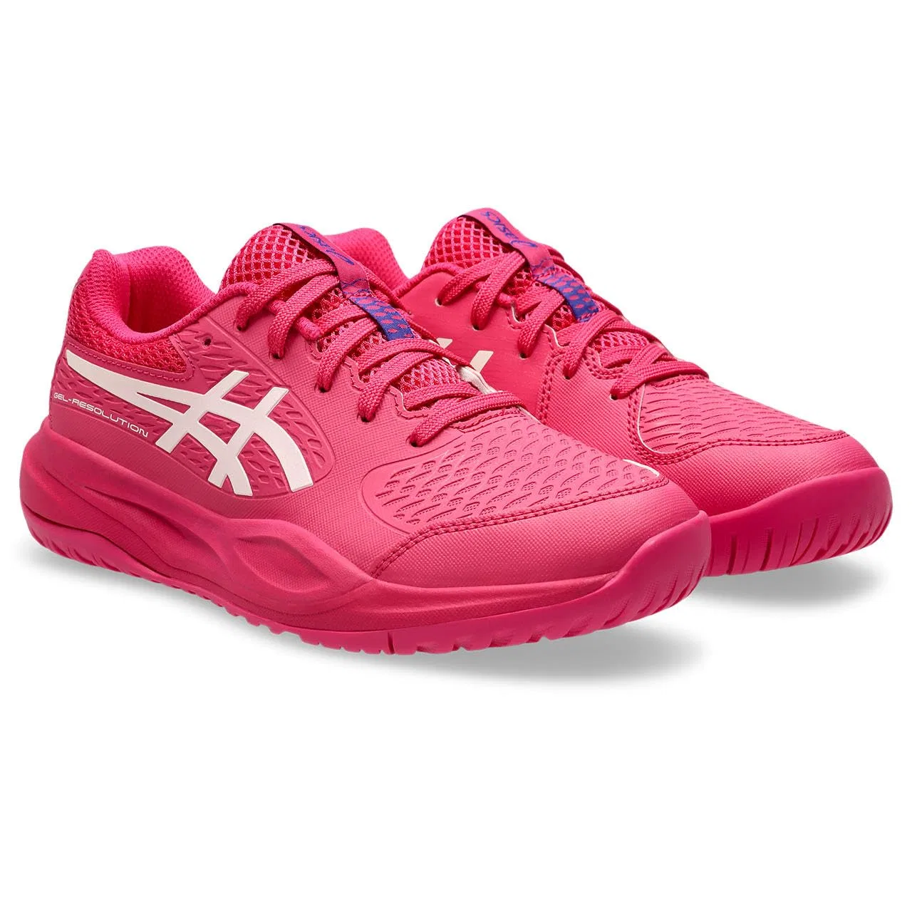 Детские кроссовки для мальчиков с максимальной амортизацией Gel-resolution X Gs ASICS, Bright Rose Cream