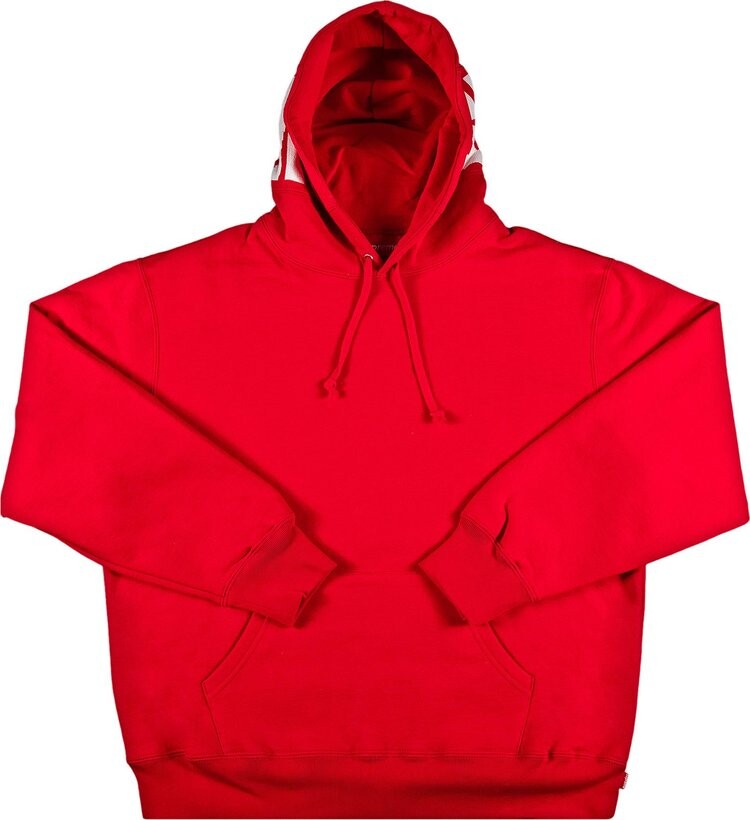 

Толстовка Supreme Rib Hooded Sweatshirt 'Red', красный