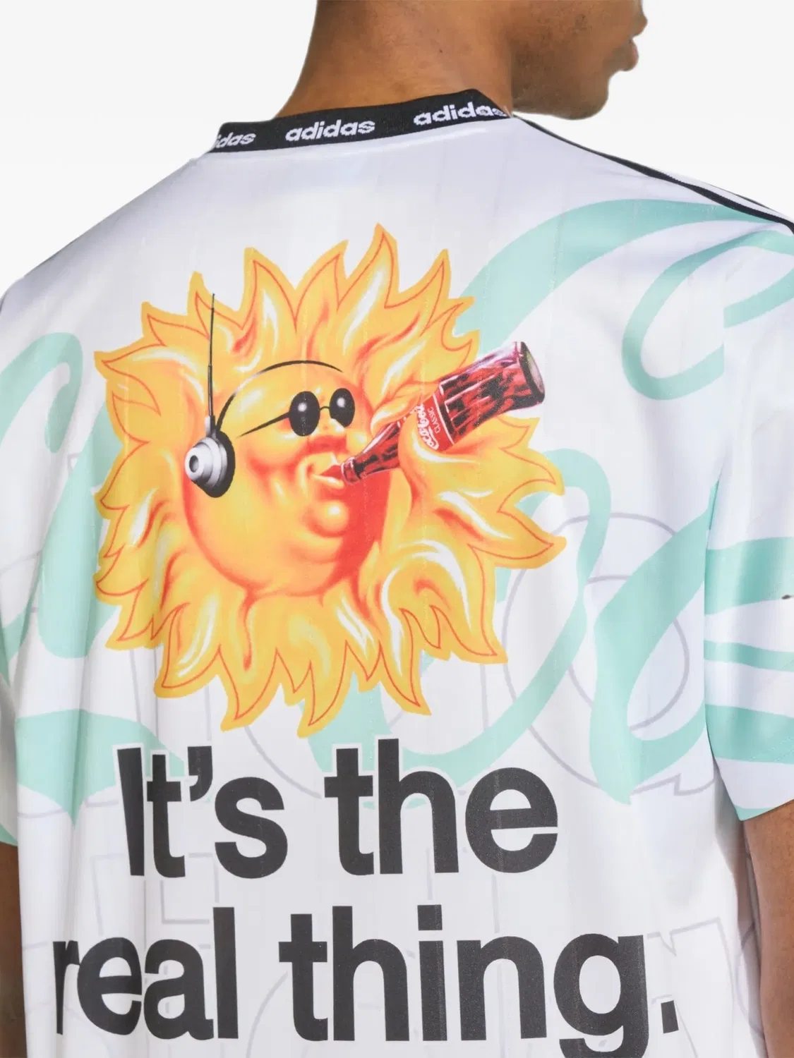 Футболка Sport Mash-Up из коллаборации с Coca-Cola Adidas, белый — фото 3