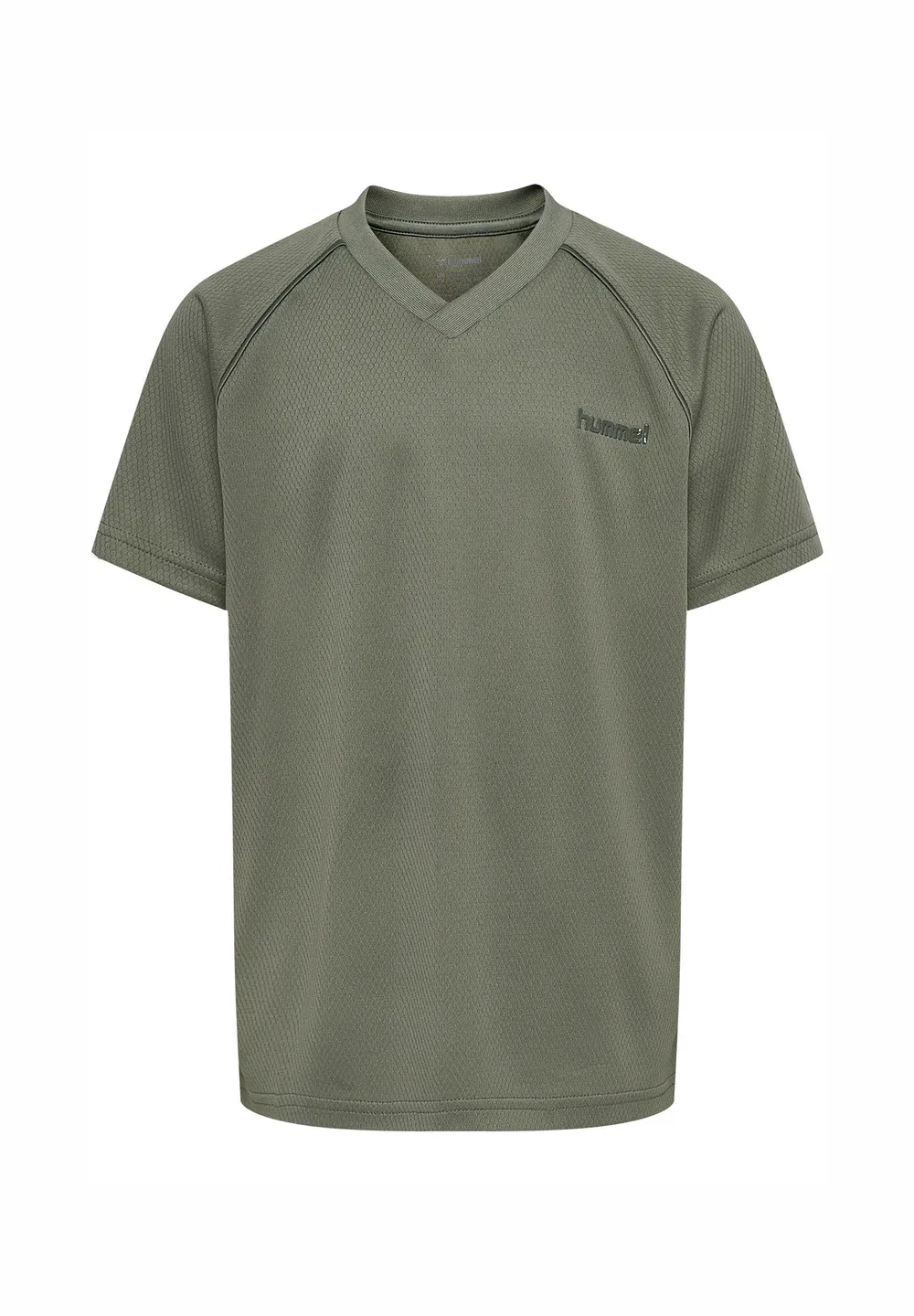 Hmljr reg active t-shirt s/s unisex - print t-shirt Hummel, Castor Gray — фото 3