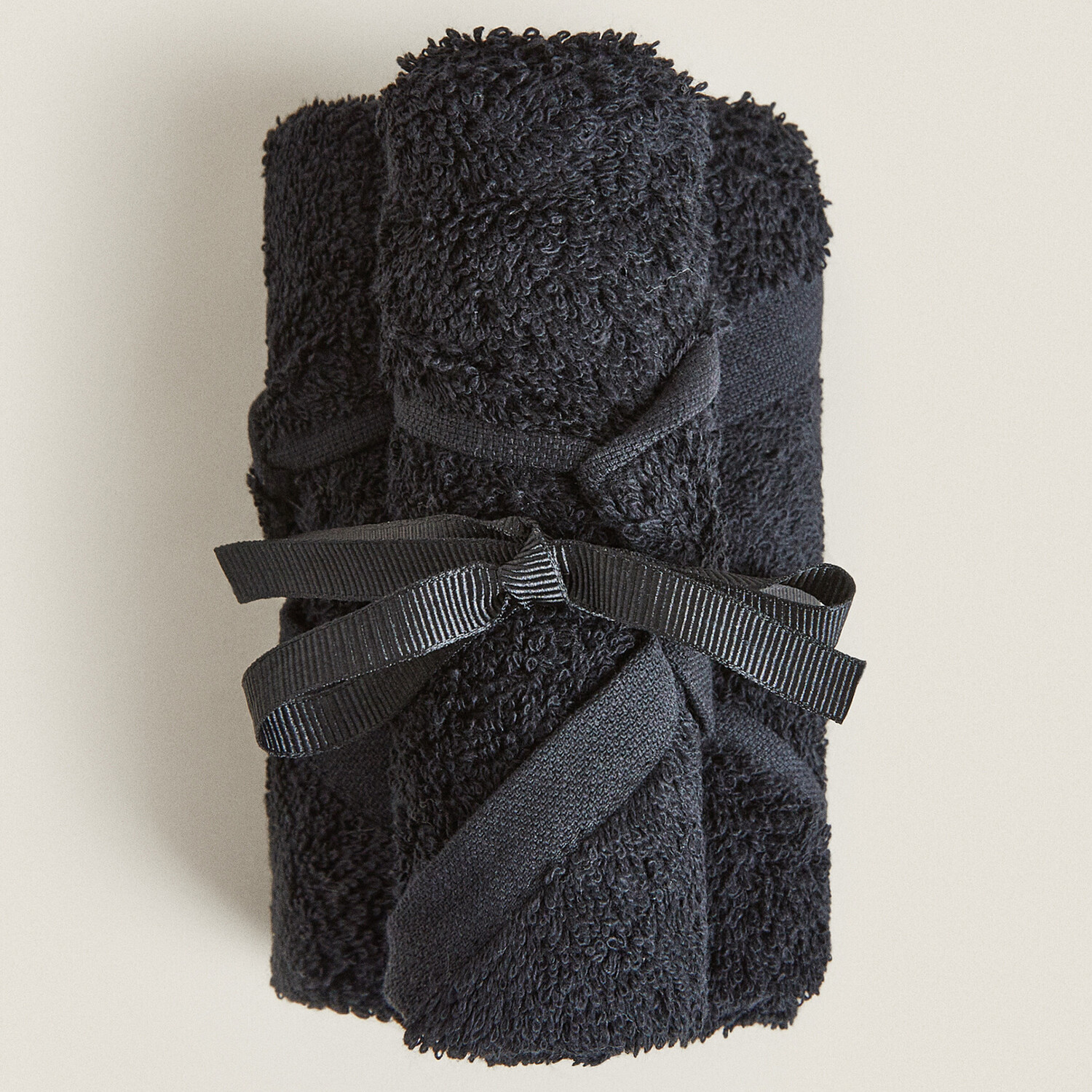 

Набор полотенец Zara Home Cotton, 3 предмета, черный