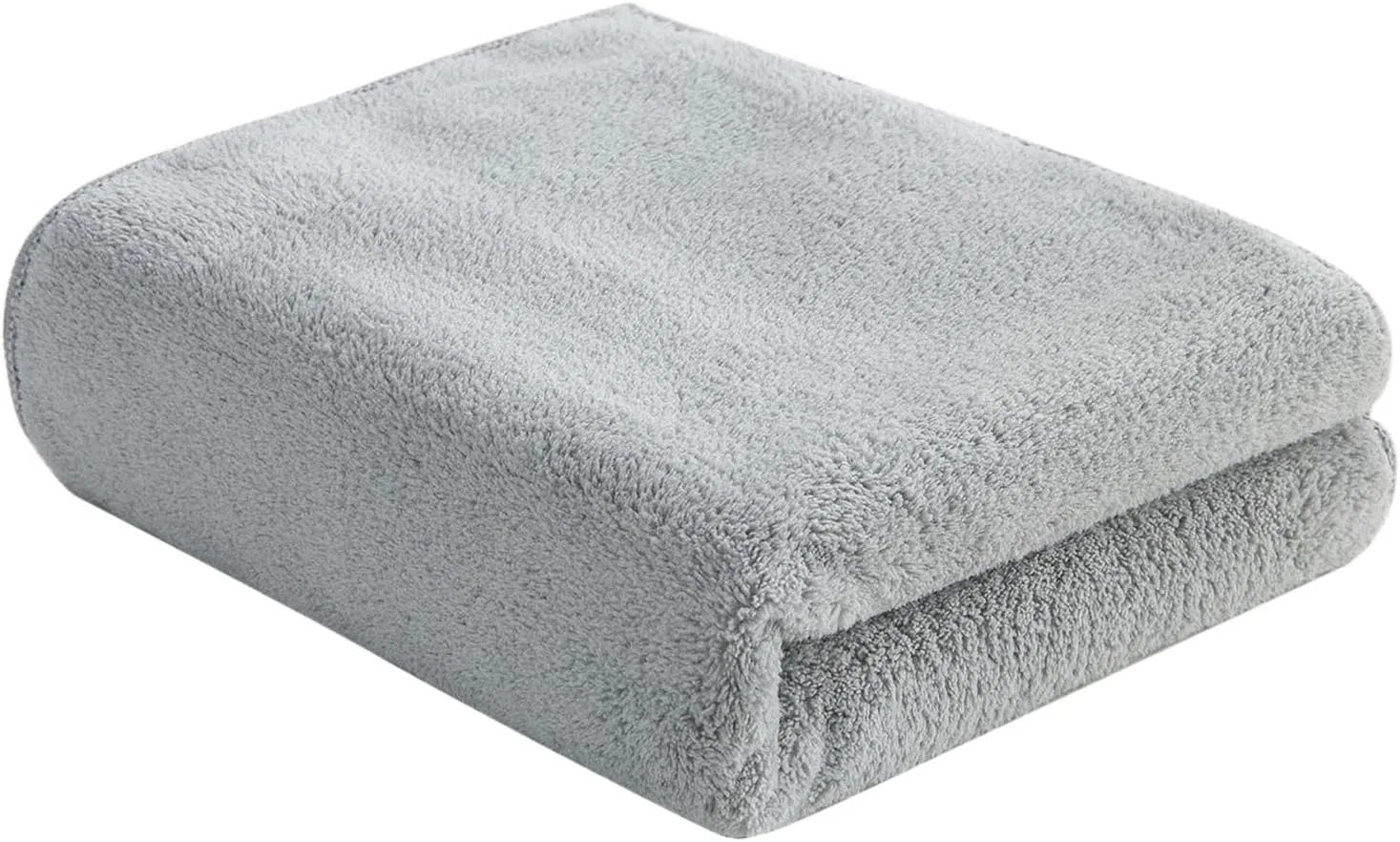 Полотенце из махровой ткани, Coral Fleece, 72x35 см, Серый Generisch