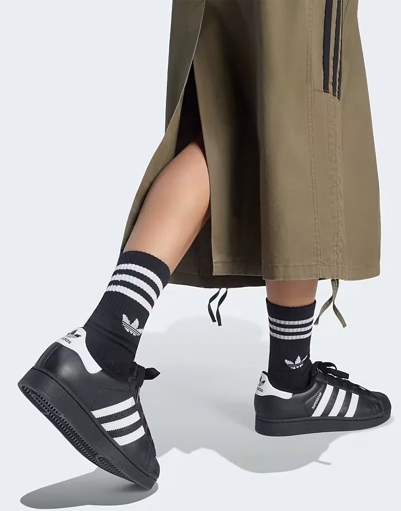 Юбка Adidas Originals Parachute, оливковый — фото 3