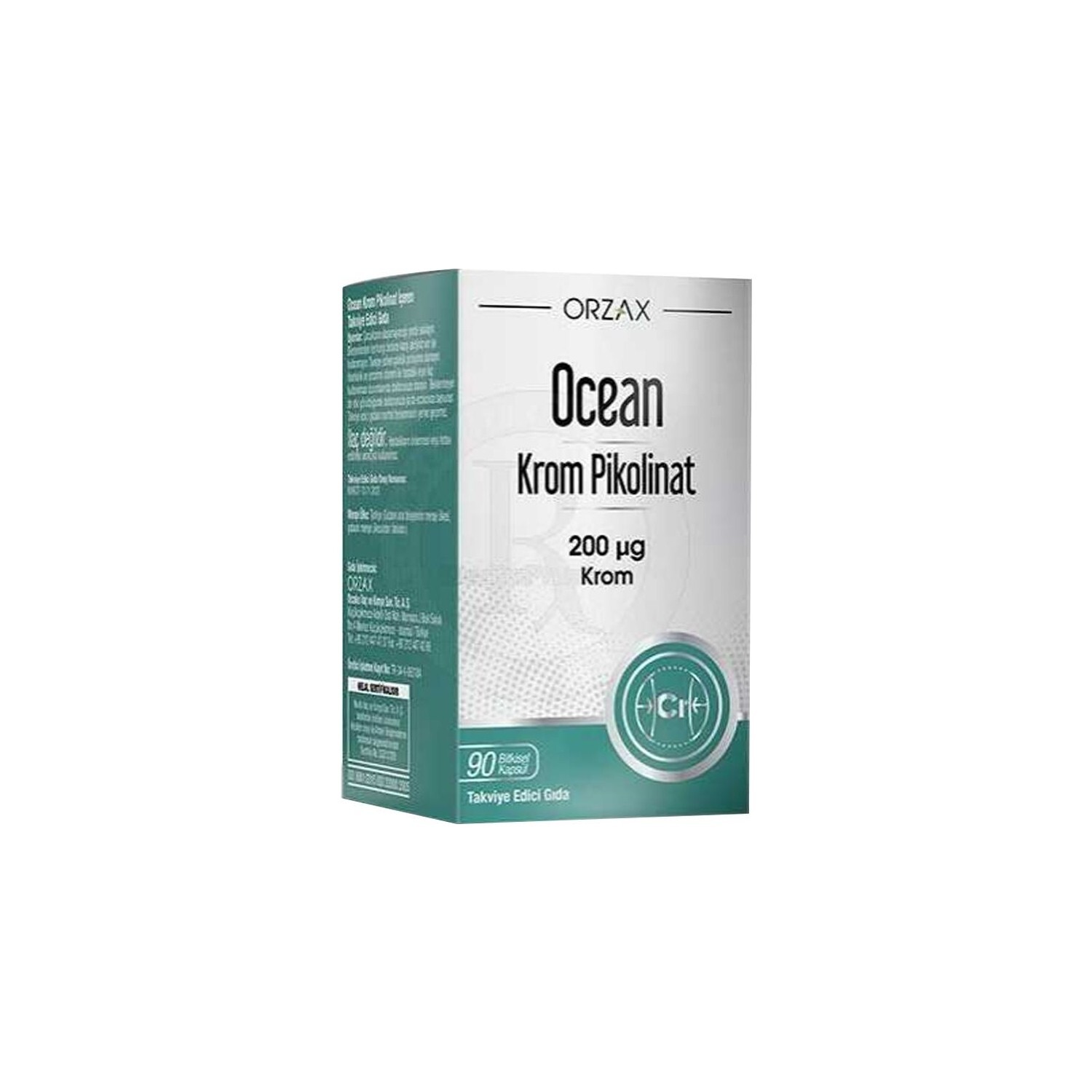 

Пиколинат хрома Orzax Ocean 20 мкг, 90 капсул