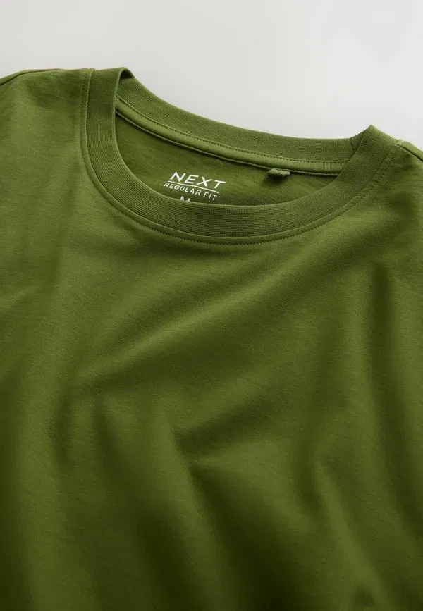 Футболки 6 шт., хлопок, Standard, Next, White, Olive, Green, Stone, Purple, Yellow, белый/зеленый/желтый/фиолетовый — фото 3