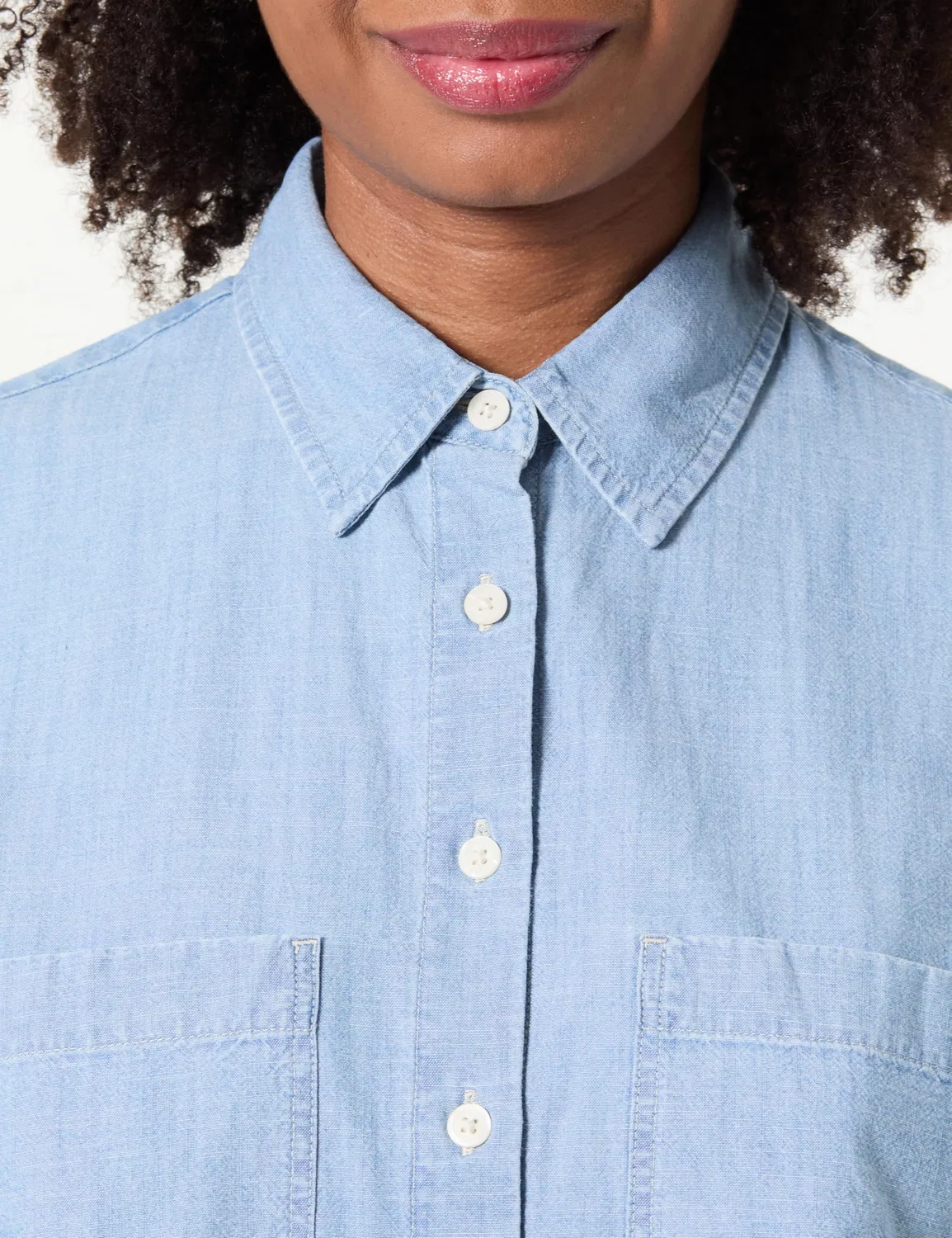Женская рубашка с коротким рукавом Harlie SS Cropped Shirt Button-Down Levi's, Brass Organ — фото 2