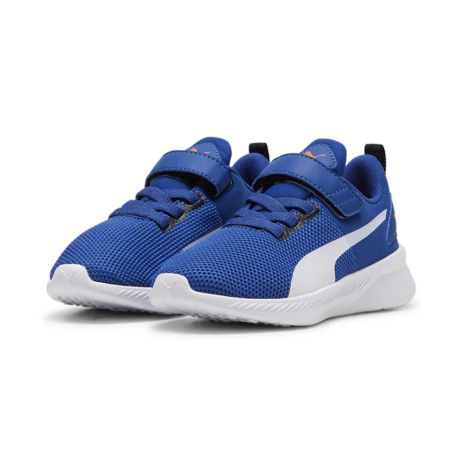 Детские кроссовки для мальчиков с сетчатым верхом Puma Flyer Runner V PS, Cobalt Glaze Puma White Puma Black — фото 2