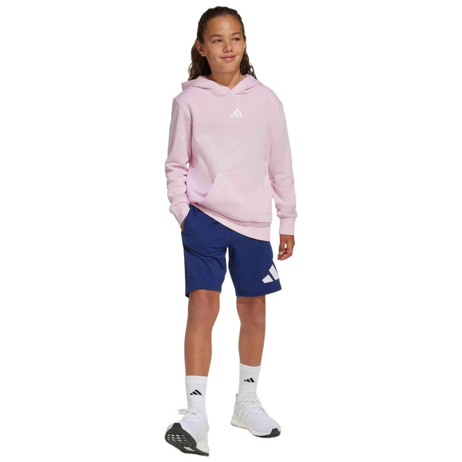 Детские шорты Adidas JD2086, цвет Blue — фото 4
