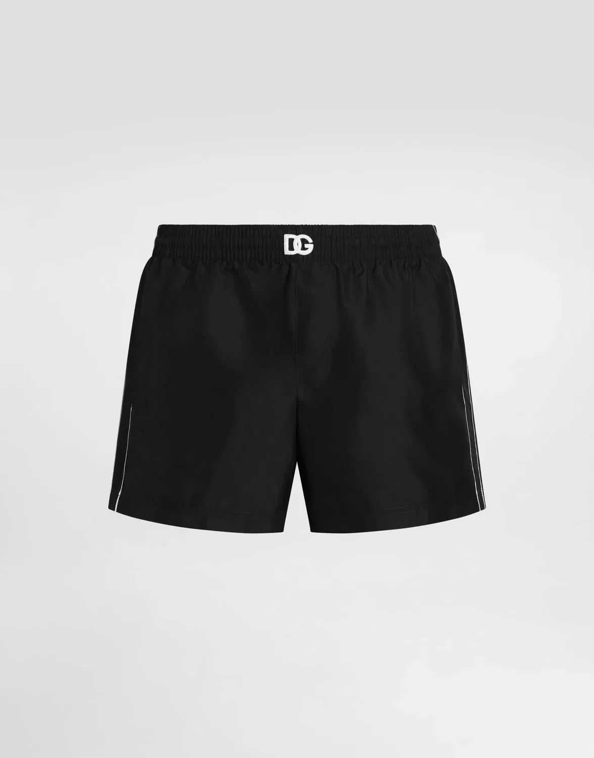 Плавки-боксеры с логотипом DOLCE & GABBANA, черный