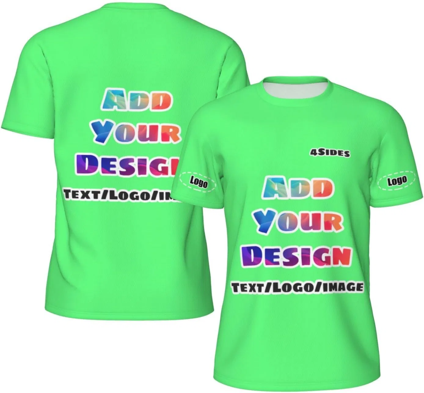 Женская футболка с кастомизацией Regular Fit, Green2
