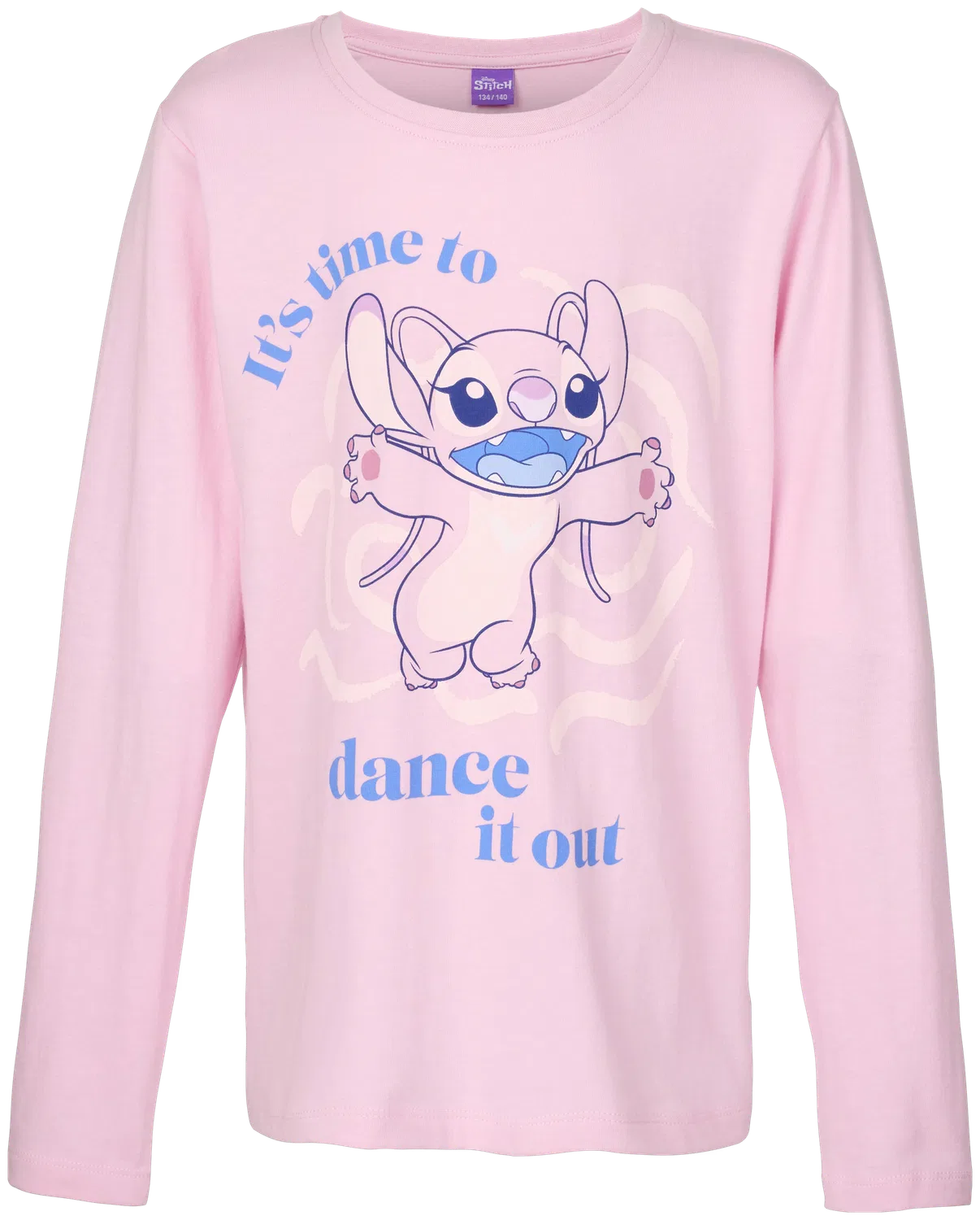Детский лонгслив Stitch, цвет Rose Gold