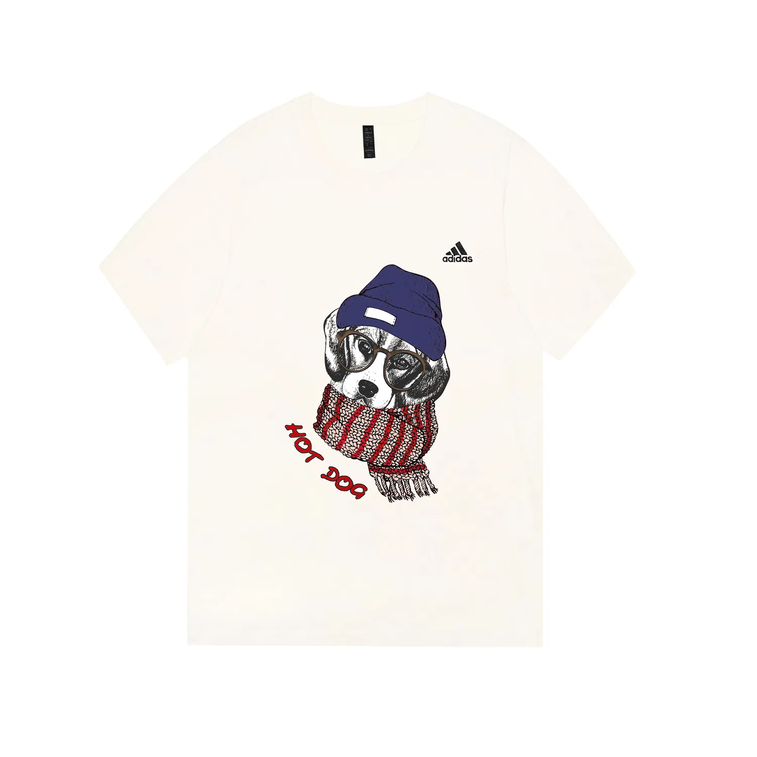 Детская футболка с логотипом Adidas MUST HAVES, Ecru