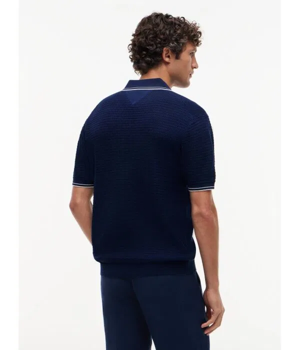 Мужское поло Regular Fit Tommy Hilfiger, Blu Marino — фото 3