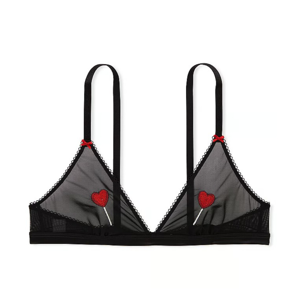 

Бюстгальтер Victoria's Secret Fun & Flirty Unlined Demi, черный