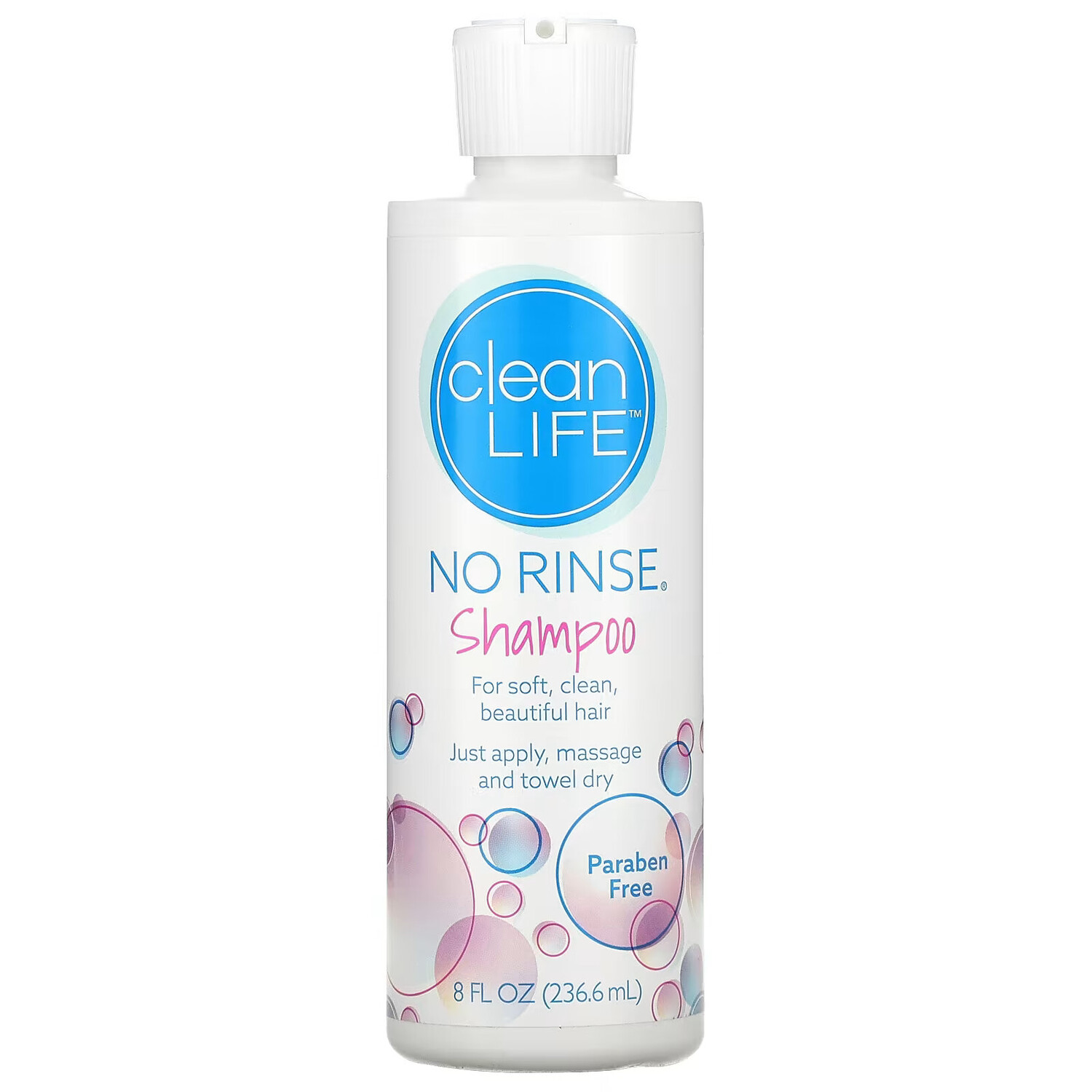 

CleanLife, Шампунь без смывания, 236,6 мл (8 жидк. Унций)
