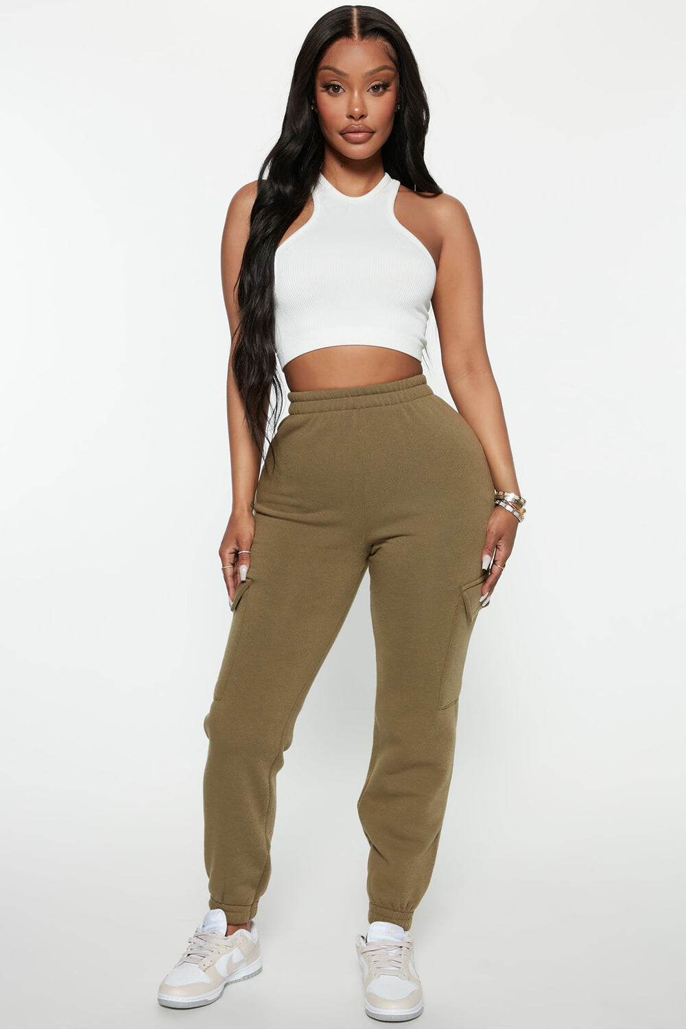 

Джоггеры Fashion Nova BBJN107, оливковый, Зеленый, Джоггеры Fashion Nova BBJN107, оливковый