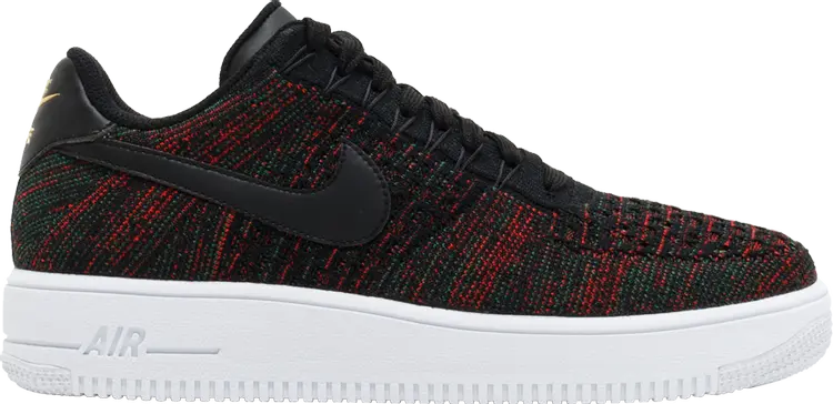 

Кроссовки Nike Air Force 1 Low Flyknit 'Black Burgundy', красный, Красный;серый, Кроссовки Nike Air Force 1 Low Flyknit 'Black Burgundy', красный