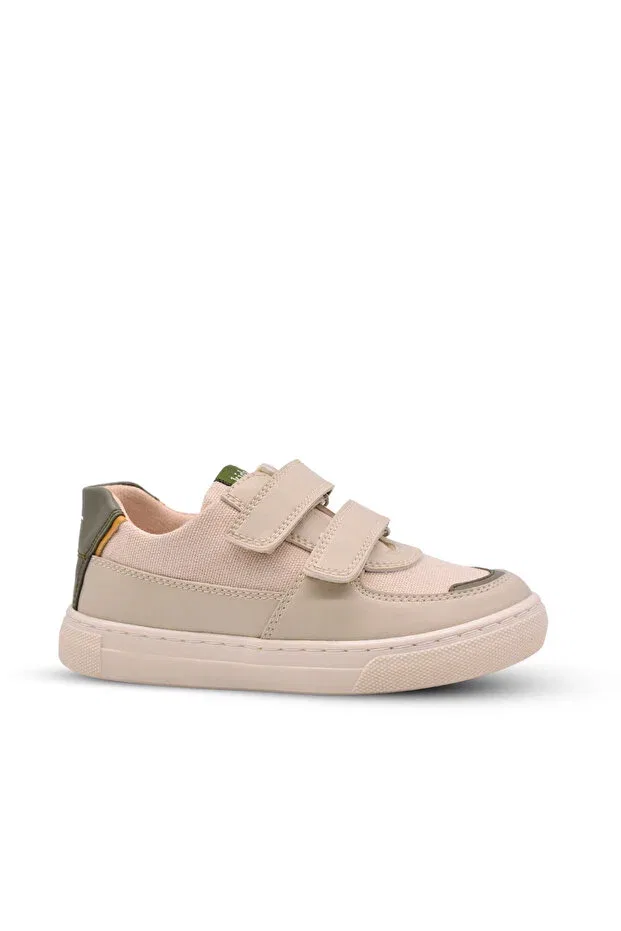 Детские туфли для мальчиков на липучке Honor Kids A More, Beige