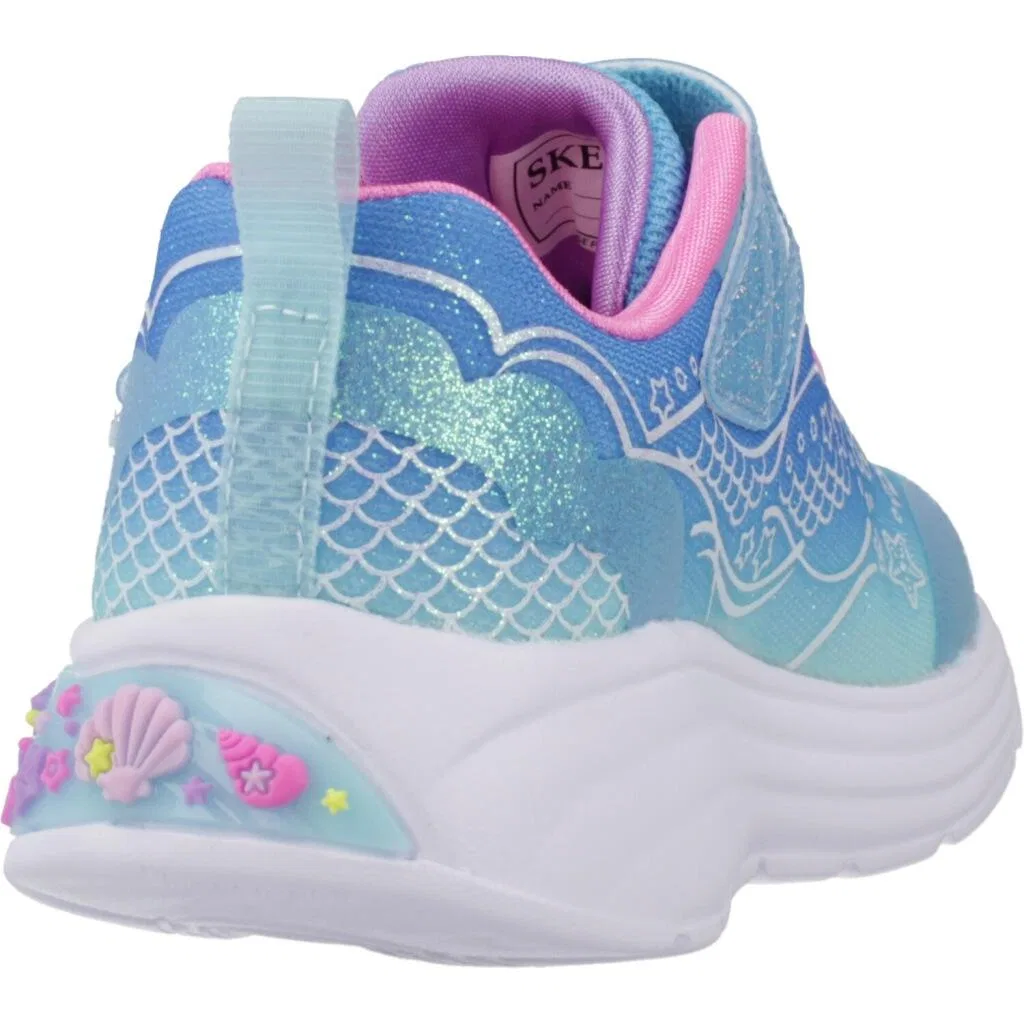 Детские кроссовки с принтом My Dreamers Skechers, Blau Bunt — фото 3