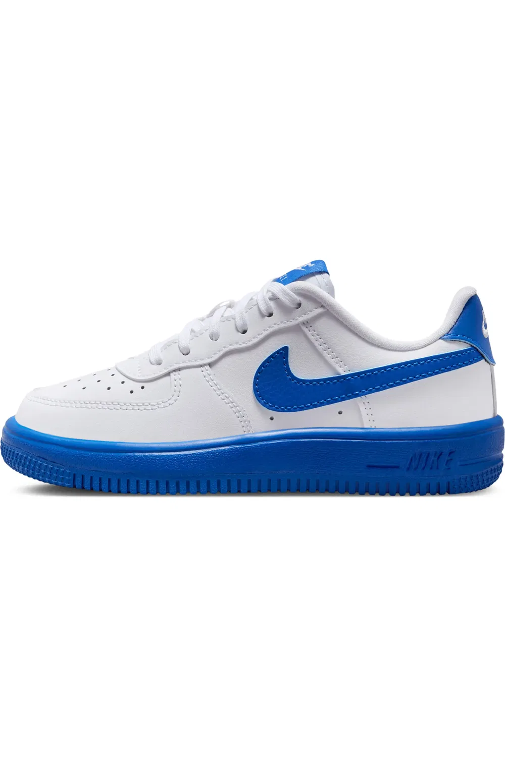 Детские кроссовки баскетбольные Air Force 1 Nike, 122 White/Game Royal — фото 2
