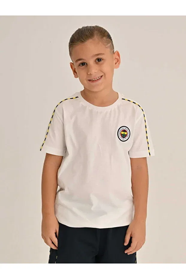 Детская футболка с коротким рукавом Tribun Basic Fenerium, White