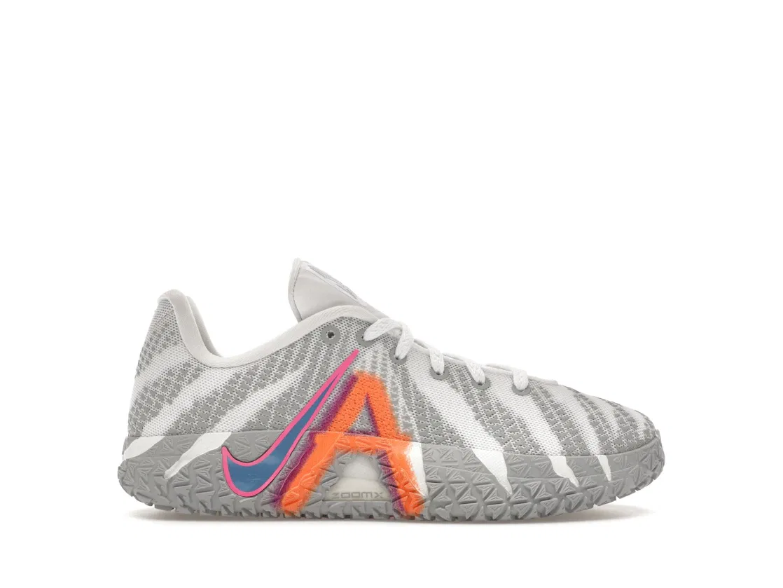 Детские кроссовки для активного спорта Nike Ja 3 Light Show GS Nike, White/Dusty Cactus/Hyper Pink/Star Blue