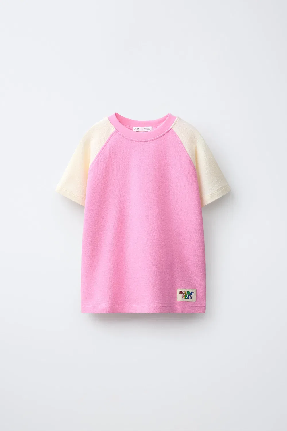 Пижама с текстурированной этикеткой, размер 6-14 лет ZARA, Pink — фото 2